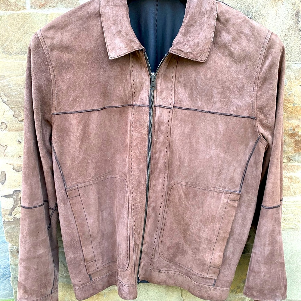 Missani reversible leather jacket